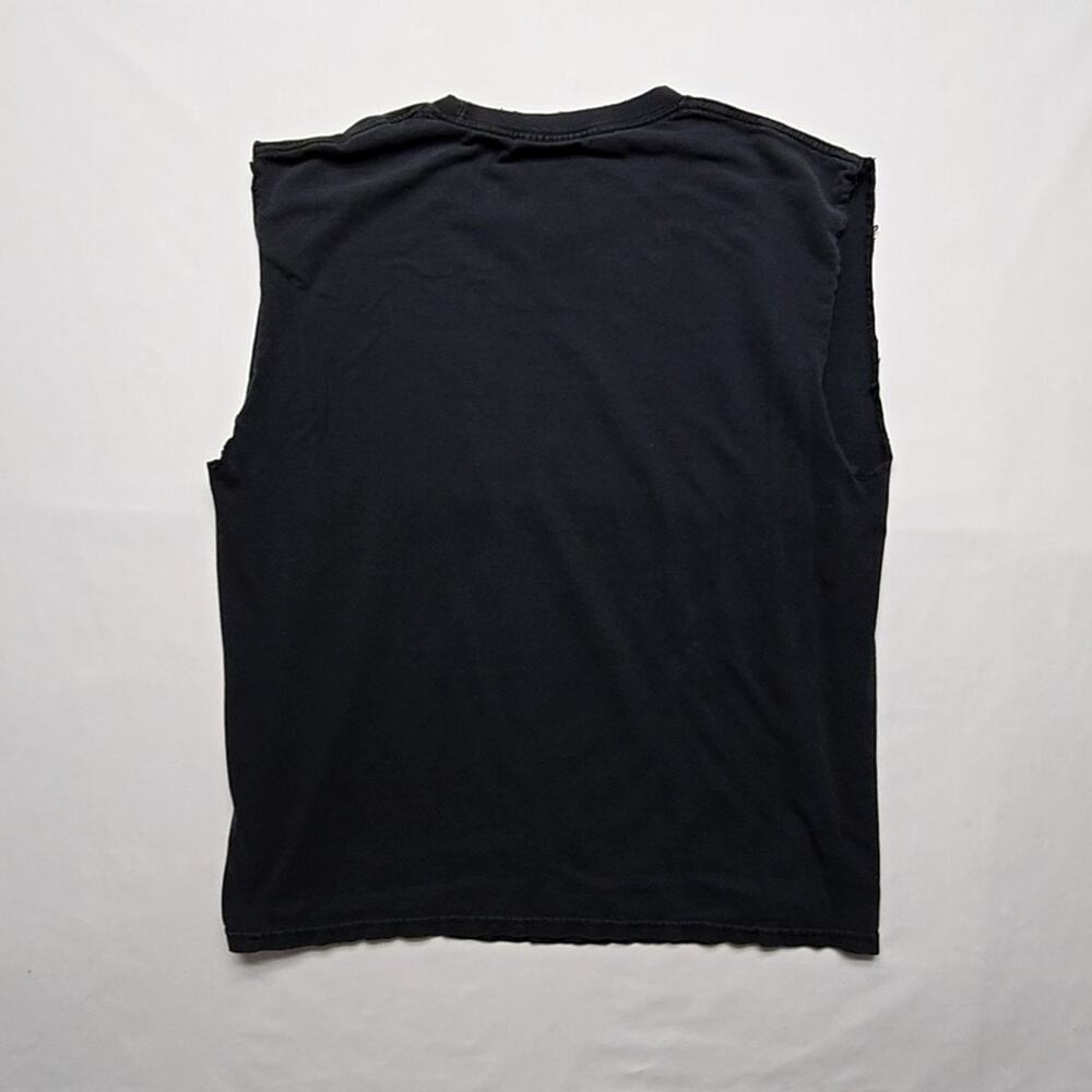 Famous Stars & Straps Graphic Tee Mens Large Black Sleeveless Shirt Y2K - Picture 8 of 10